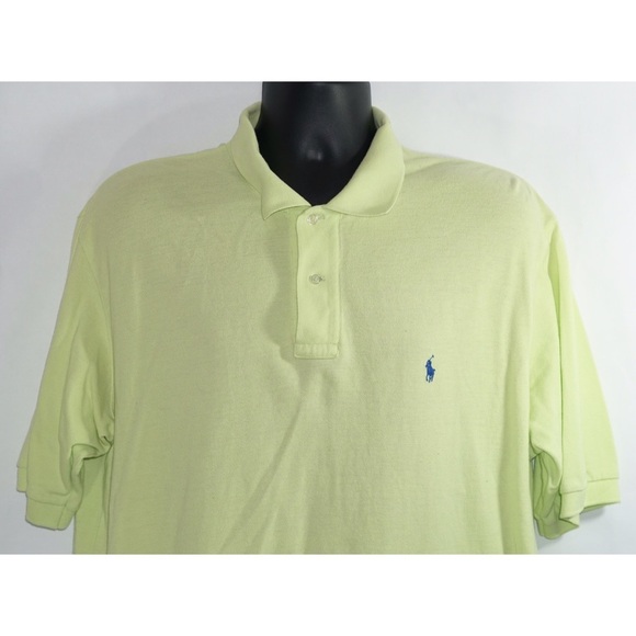 Polo Ralph Lauren Yellow Polo Shirt XL - Picture 2 of 8